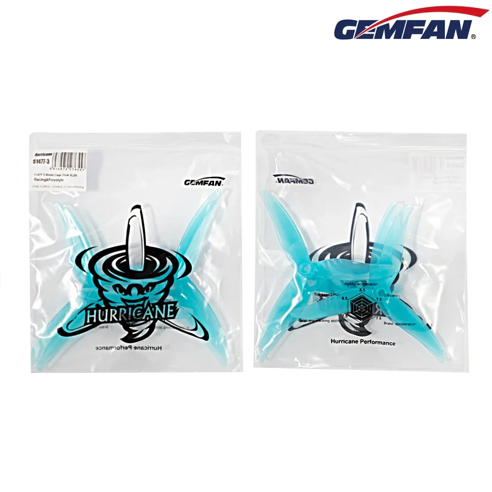 Rc Helicopter Blade - 10 çift (10CW + 10CCW) Gemfan