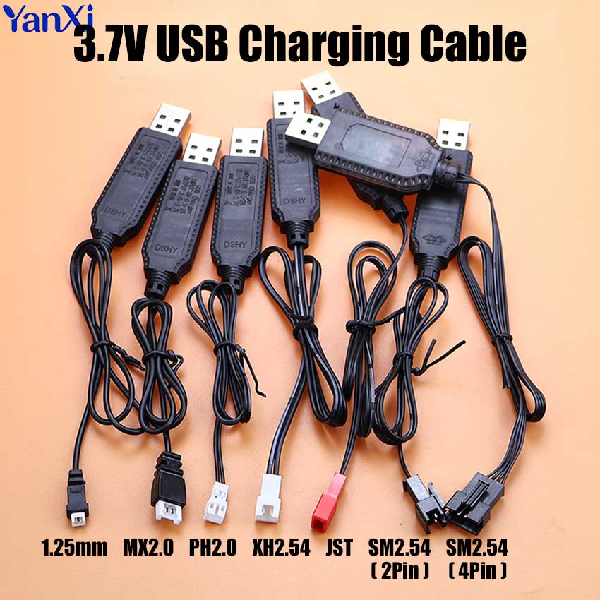 Rc Helicopter Charger - USB şarj aleti kablosu 3.7V lityum