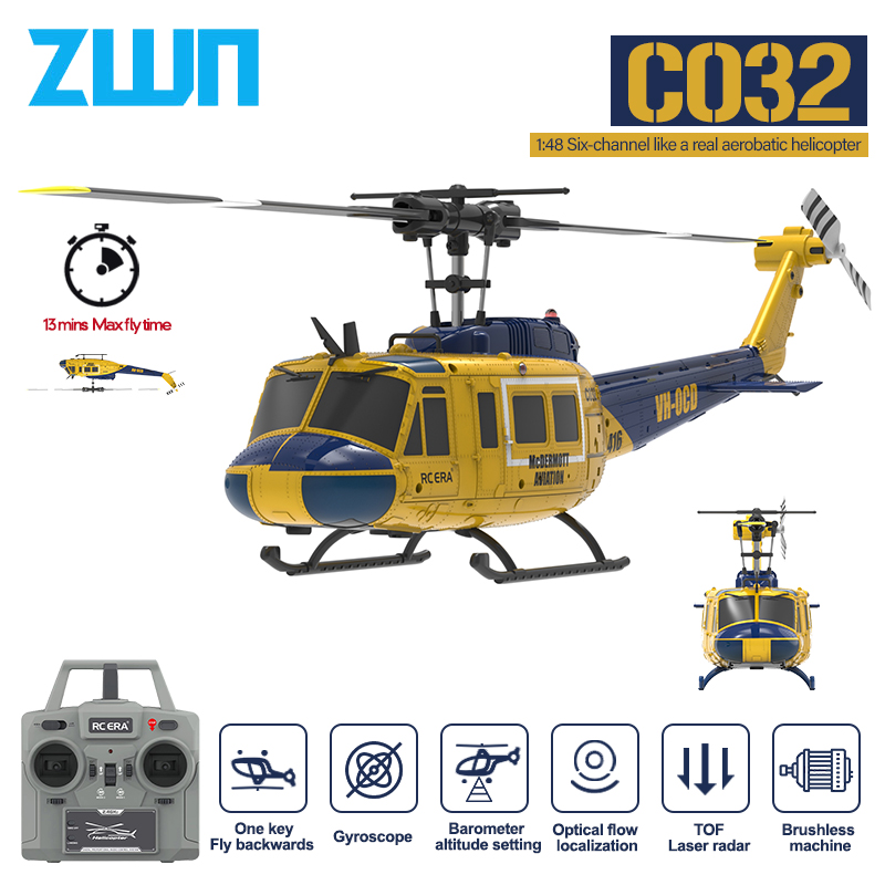 Rc Helicopter Gyro - C032 RC Helikopter 2.4G 6-Aixs Jiroskop