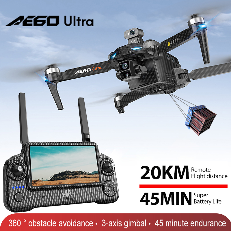 Rc Helicopter Charger - AE60 GPS Drone Profesyonel 8K Kamera