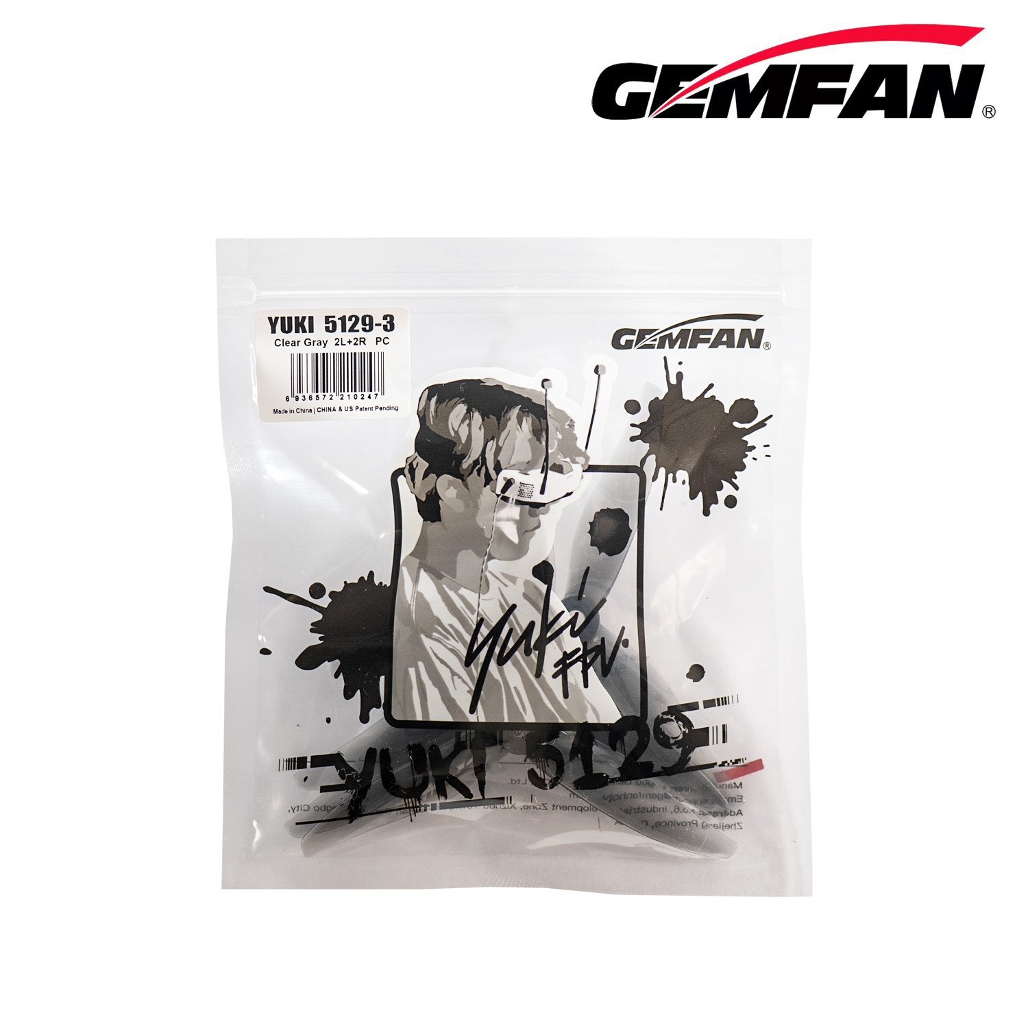 Rc Helicopter Blade - Gemfan 5129 5 inç 3 Kanatlı/Tri-bıçaklı