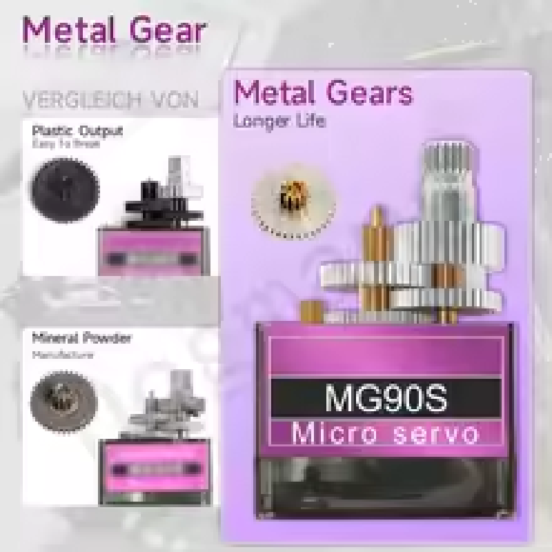 MG90S Metal Dişli Servo 9g SG9 - Rc Helicopter Servo incelemesi ve fiyatı
