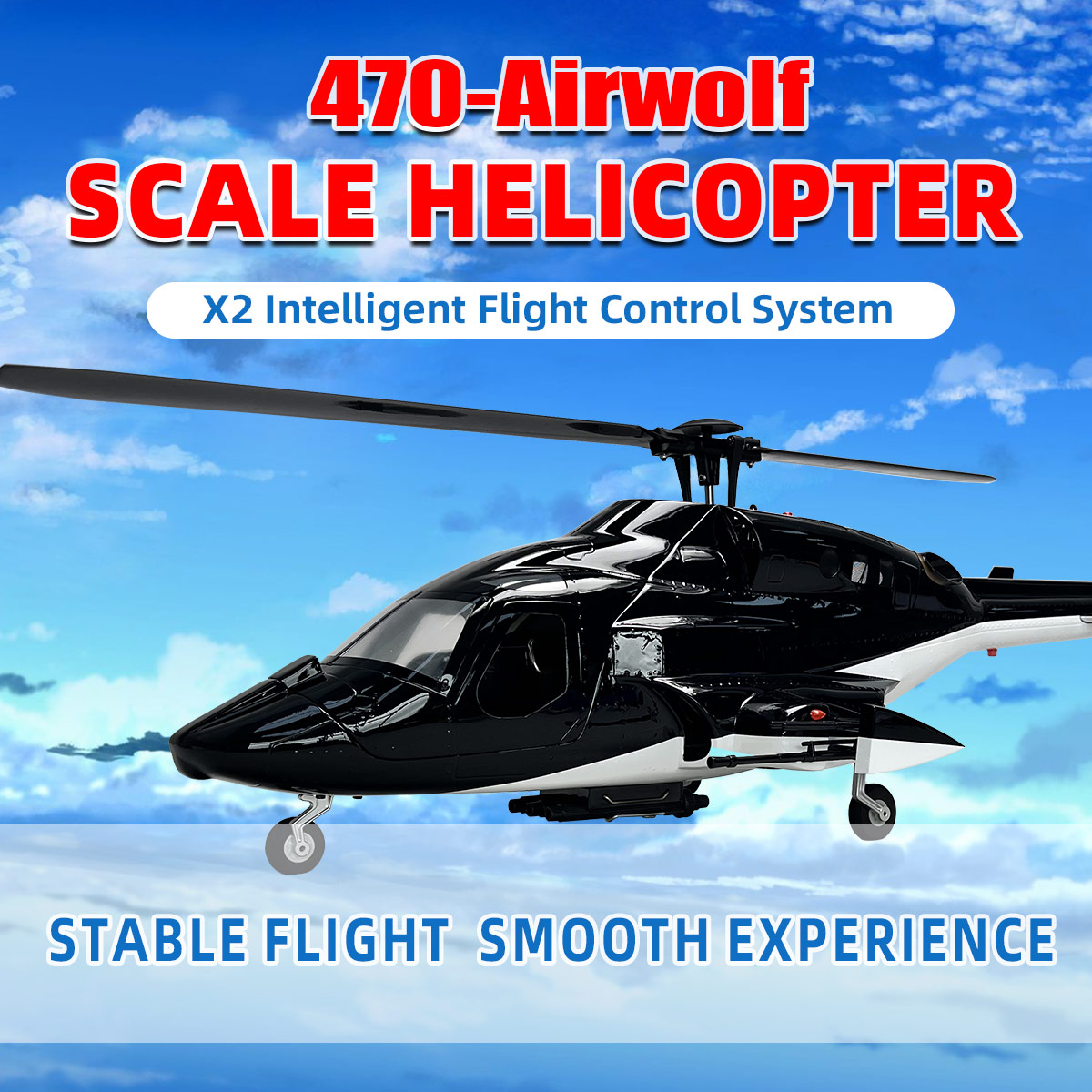 470 boyutu Airwolf RTF RC heli - Rc Helicopter Nitro incelemesi ve fiyatı