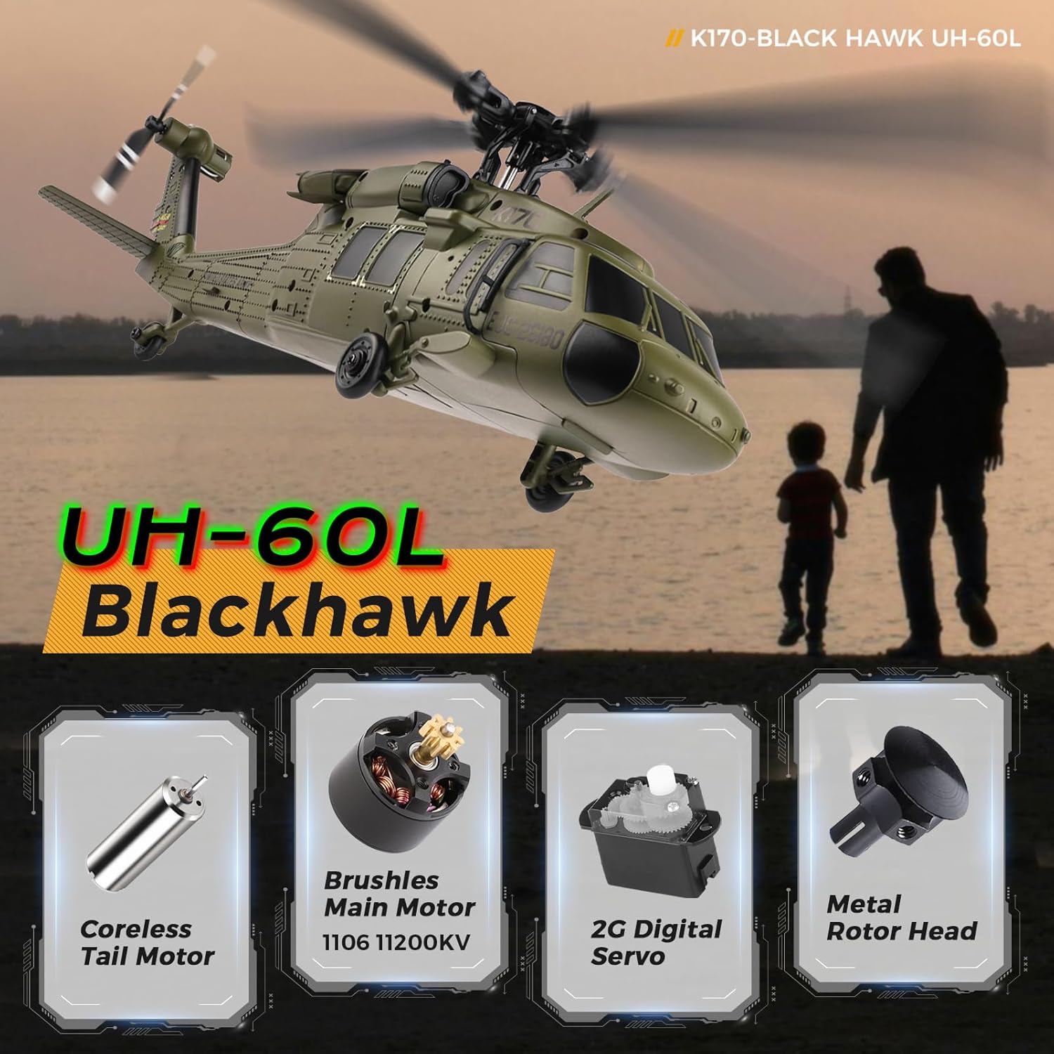 WLtoys K170 Fırçasız 4 Kanallı - Rc Helicopter Gyro incelemesi ve fiyatı