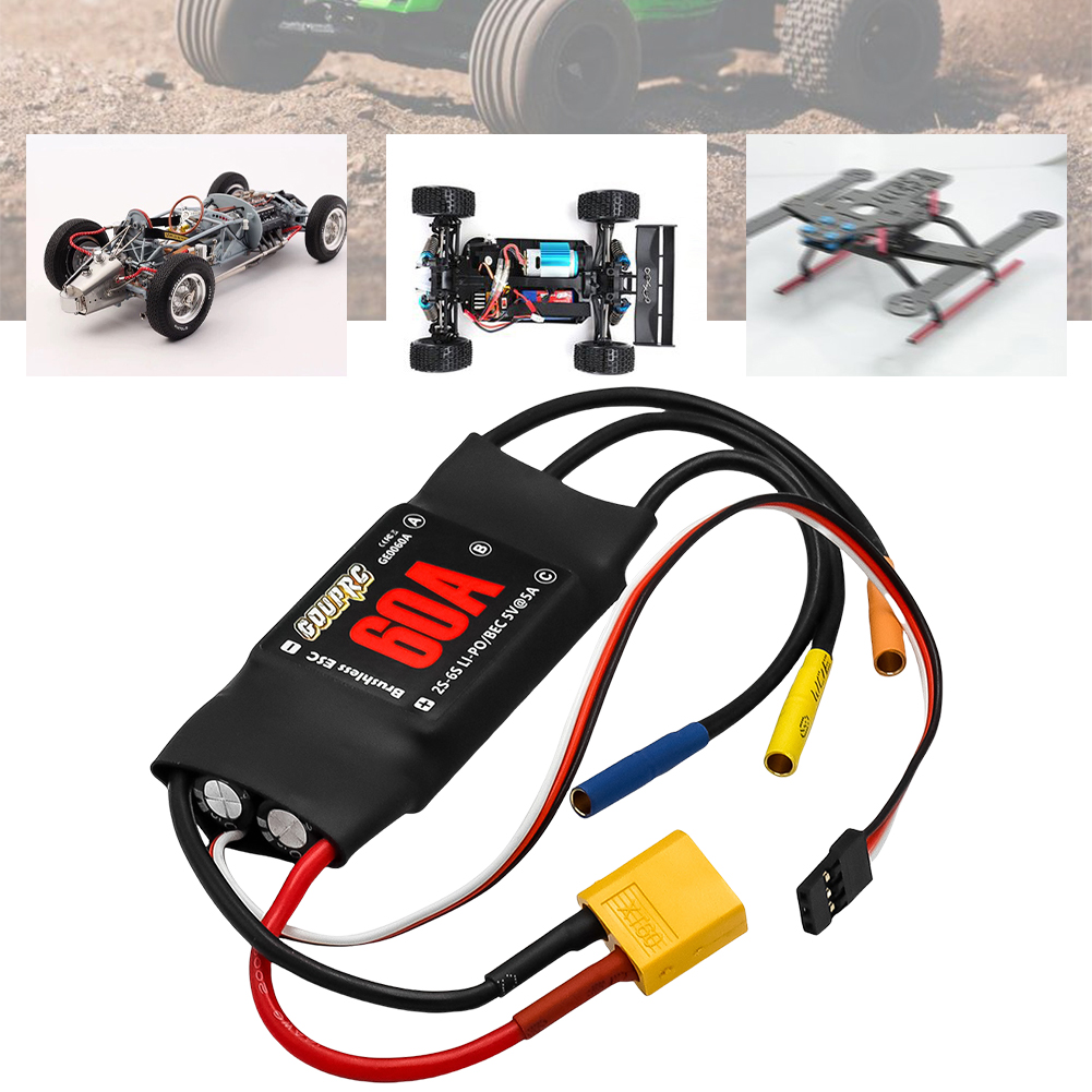 60A Fırçasız ESC 2-6S Elektrik - Rc Helicopter Electric incelemesi ve fiyatı