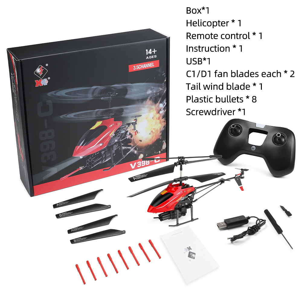 Wltoys RC Helikopter V398-C Uç - Rc Helicopter Gyro incelemesi ve fiyatı