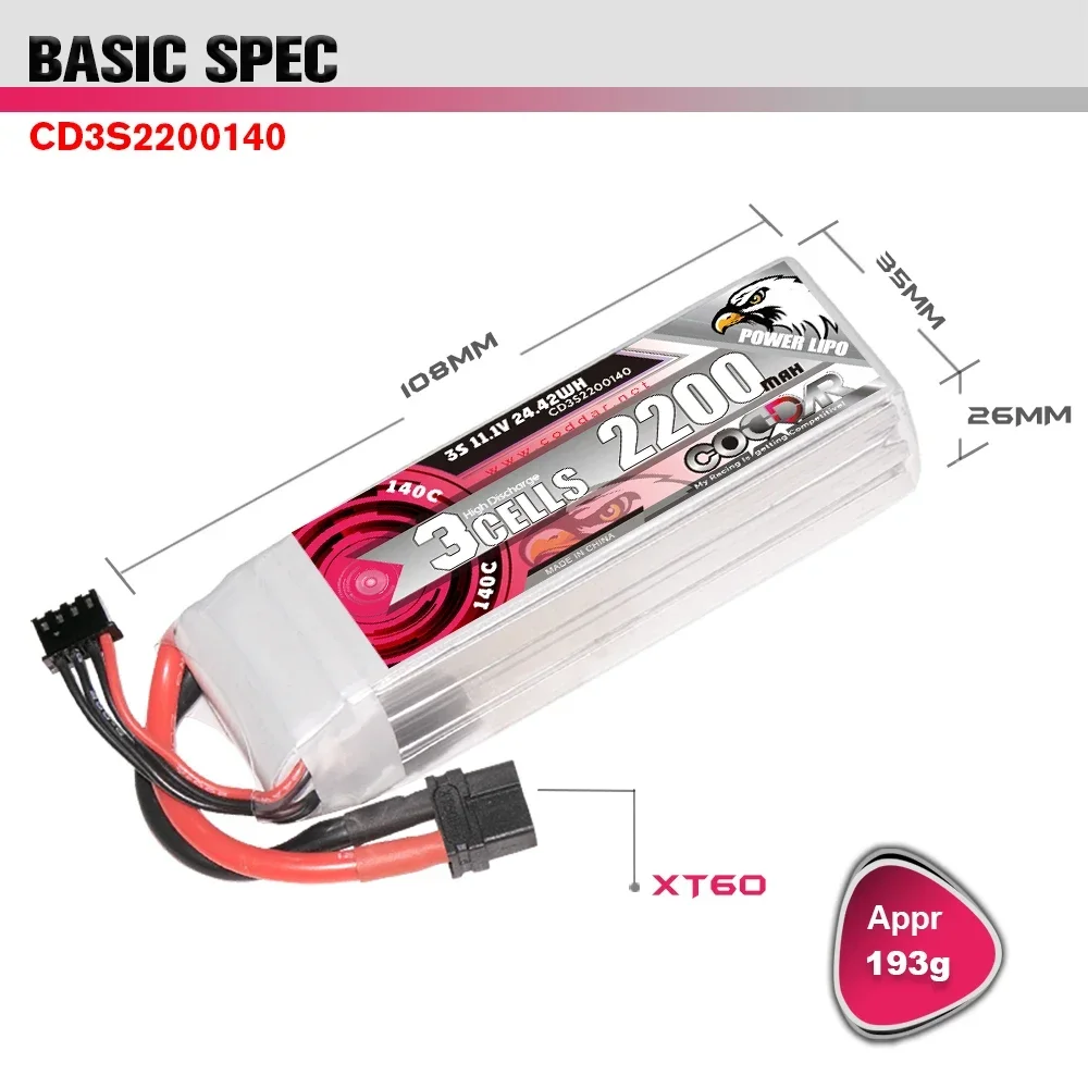 2200mAh 3S 11.1V Li-po Pil 140 - Rc Helicopter Bag incelemesi ve fiyatı