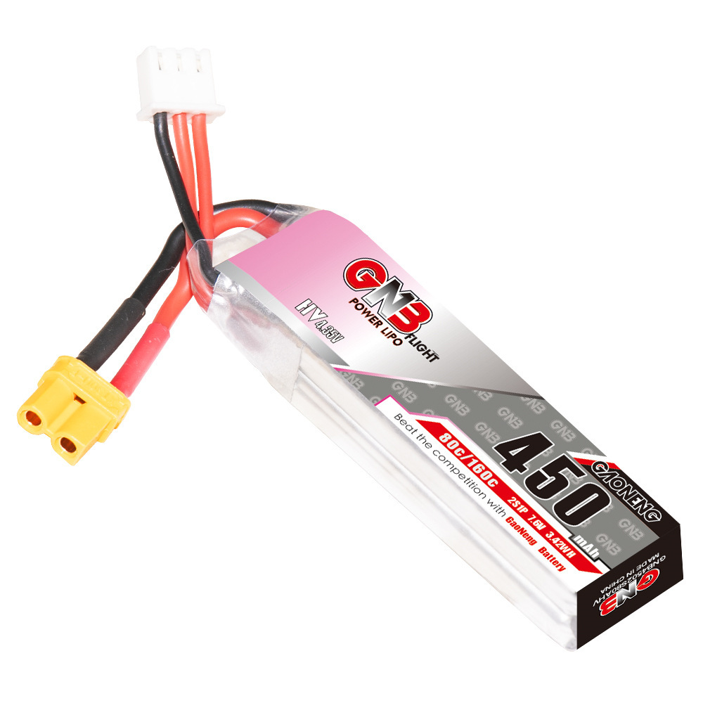 GNB LiPo Pil HV 2S 7.6V 450mAh - Rc Helicopter Parts incelemesi ve fiyatı