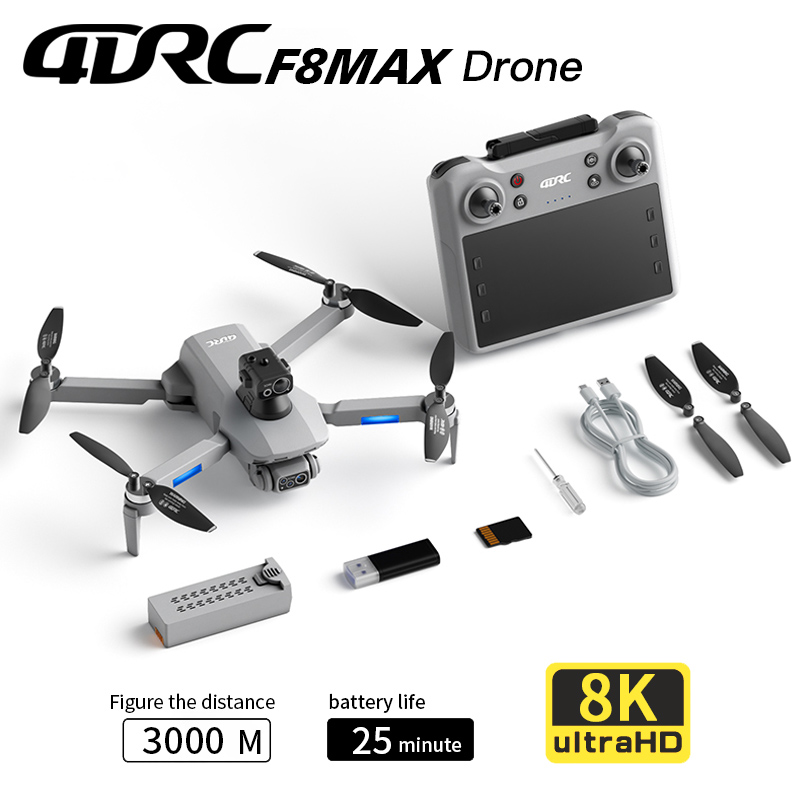 F8 MAX GPS Drone Profesyonel 8 - Rc Helicopter Case incelemesi ve fiyatı