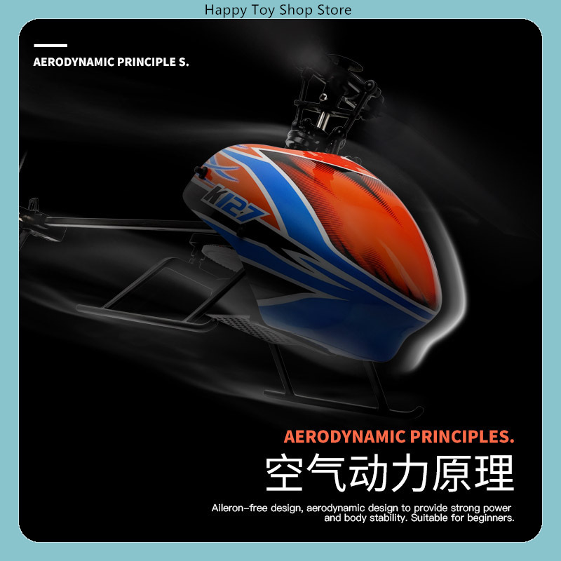 WLtoys XK K127 4CH Flybarless  - Rc Helicopter Gyro incelemesi ve fiyatı